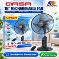 Qasa 18 inches rechargeable fan
