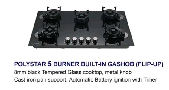 5 burner gas stove| flipping burner