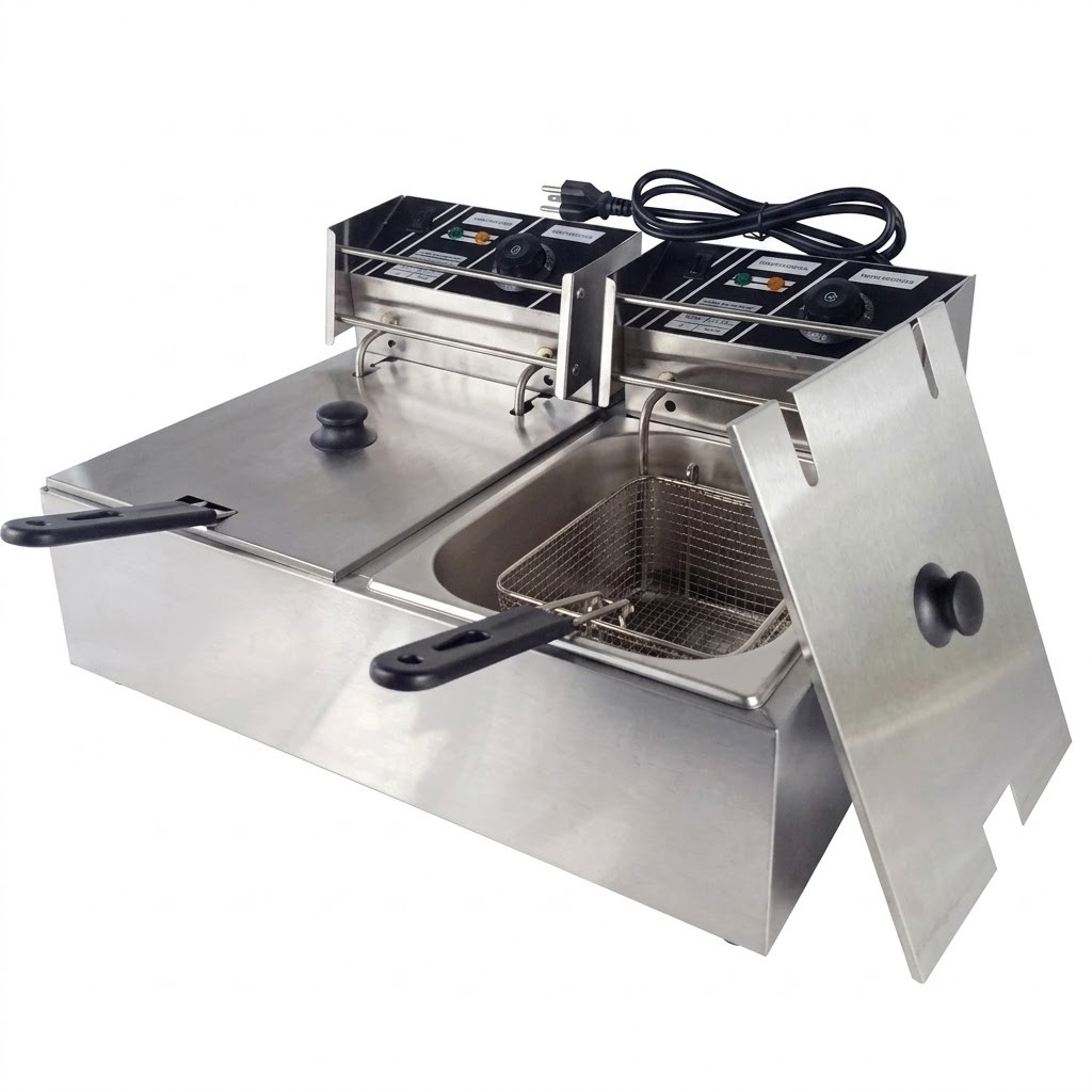 Commercial Dual Electric Deep Fryer, Lagos
