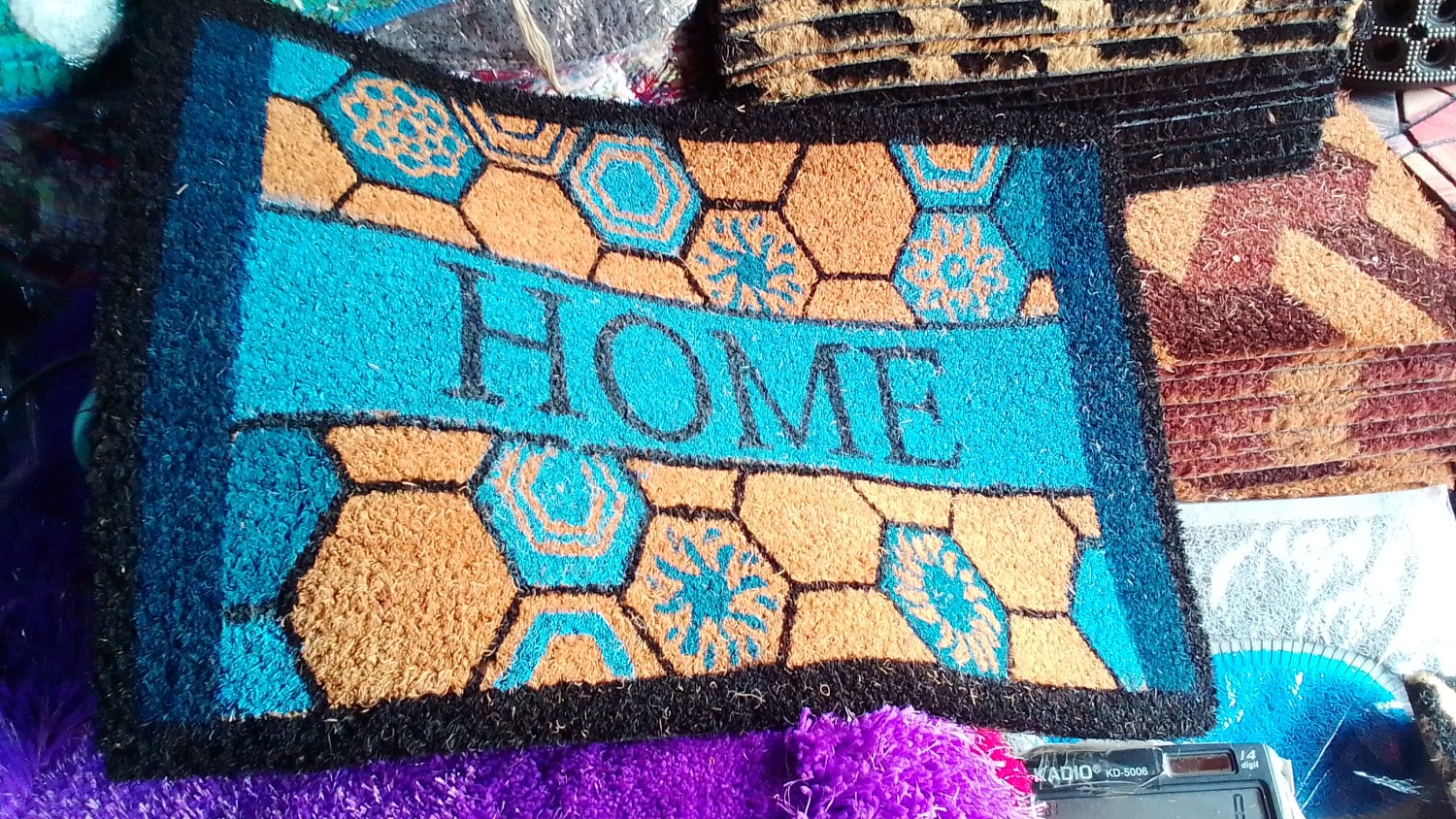 Coconut fiber foot mat